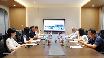 湖北省李四光研究会理事长胡道银一行参访K8凯发国际